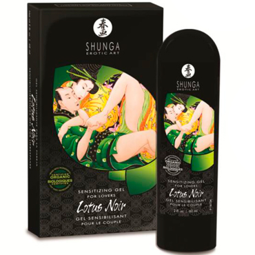 Shunga Lotus Noir, 60 мл, Возбуждающий гель для влюбленных