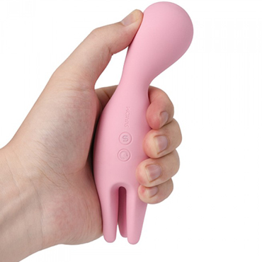 Svakom Nymph, розовый - Вибростимулятор с подвижными тентаклями и вибрирующей головкой - купить в секс шопе